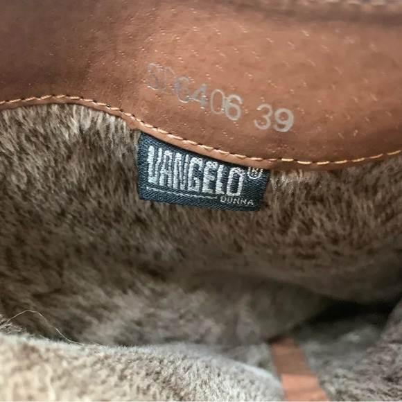 Vangelo Lined Heeled Strap Buckle Tall Boots 39 - Picture 2 of 16